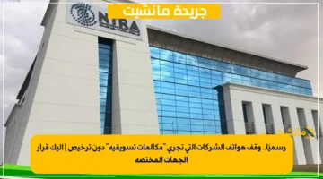 رسميًا.. وقف هواتف الشركات التي تجري مكالمات تسويقية دون ترخيص إليك قرار الجهات المختصة 1